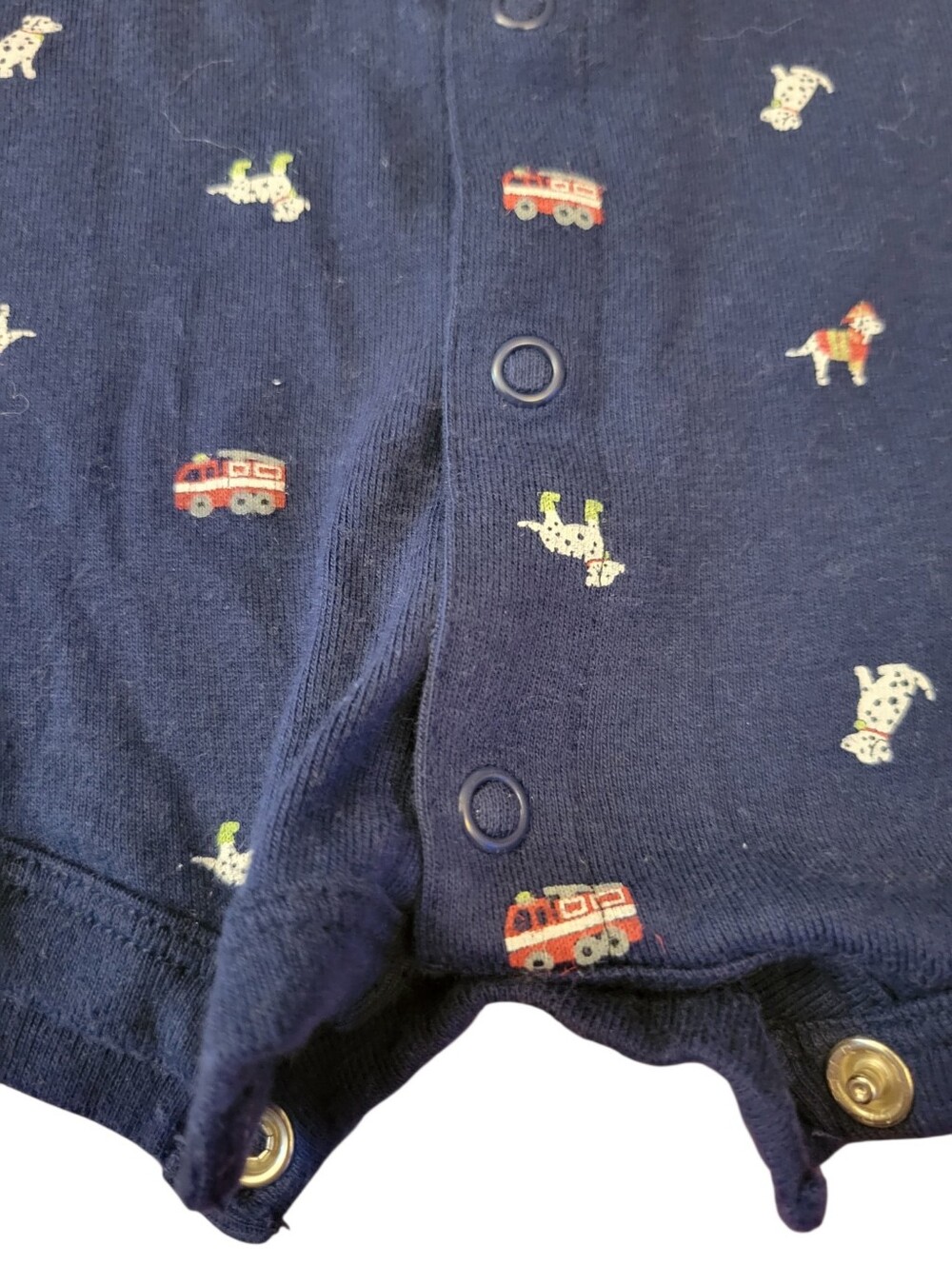 Carter's One Piece Romper Fire Dept Theme‎ Snap Front Neutral  Size 6 Mos - Picture 5 of 10
